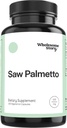 Wholesome Story Saw Palmetto for Women | Saw Palmetto Extract & Powder Blend | Support Hair, Skin, and Nail Health | Hormonal Balance | 500mg Capsules | 100 Day Supply