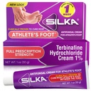 SILKA Anti-Fungal Cream, Klinické anti-Fungus liečba nôh, Jock svrbenie a Ringworm Remedy, Maximálna sila, Fast-Acting Relief from Svrbenie a pálenie, 1 Oz