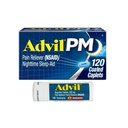 Advil PM Bolesť Reliever a Nočný spánok Pomoc, Ibuprofen pre úľavu od bolesti a difenhydramín Citrát pre pomoc pri spánku - 120 obalené kaplety a bolesť Reliever a horúčka Redukcia, 10 Počet tabliet