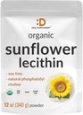 Organická slnečnica Lecitin Powder, 12oz 