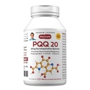 Andrew LESSMAN PQQ 20mg - 60 Kapsule - 20mg Pyrrolochinolín Quinone, Natural Protective Compounds Supports Vital Organs, Heart, Brain, Liver, Immune System. Mitochondriálna biogenéza, žiadne prídavné látky