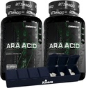 Vylepšený atlete - Arachidón Acid Supplement - svalová a sila doplnok pre zvýšenie svalovej hmoty a zlepšenie zotavenie pre mužov a ženy (120 kapsuly) - 2 balenie s Kinara pilulky Organizátor