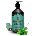 Striking Viking Beard Wash (17 oz) s prírodnou mäty piepornej a eukalyptovej vône - Paraben a bez sulfátu hlboké čistenie šampón pre starostlivosť o medvede