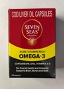 Sedem Seas Cod pečene rybí olej 100 Kapsula