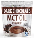 Opportuniteas MCT Oil Powder, Keto Creamer for Coffee, Drinks&Smoothies, Low Carb Keto Friendly, Boost Energy & Mental Focus, Supplement for Ketogenic Diet, Gluten Free&Non-GMO, Dark Chocolate 6 oz