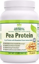 Bylinné tajomstvo Pea Protein prášok Vanilla Toffee Chuť 2 lbs (non-GMO) -Podporuje výrobu energie a rast svalov - Podporuje funkciu srdca a obličiek