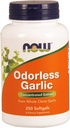 Teraz Foods Odorless cesnak Original 2500mg, 250 Gels