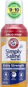 Jednoducho saline dospelý nosový opar, alergia a sínusová úľava, extra sila, 4,6 Fl Oz, mnohofarebné