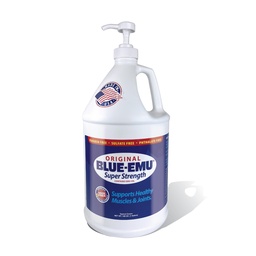 BLUE-EMU Original Super Strength Cream, Upokojujúce svalovej a kĺbovej podpory, 1 Gallon