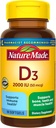 Prírodné vitamín D3 2000 IU (50 μg), vitamín D doplnok pre kosti, zuby, svalovej hmoty a imunitného zdravia, 90 Softgels, 90 dní
