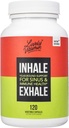 VITAMÍN CO. Inhalovať Exhale - Pomáha upokojiť alergie - svrbenie vodnaté oči - Alergický Symptom Relief - nosová kongescia - Jasné dýchanie - Alergická reakcia - Kašeľ - Kýchanie - 120 Kapsule