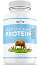 Revive Naturals Multi Collagen Protein Kapsules - Typy I, II, III, V & X - Hydrolysed Grass Fed Bovine, Wild Caught Marine & Free-Range Chicken, Made with Hyaluronic Acid & Vitamin C, 120 Caps