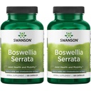 Swanson Boswellia Serrata - celý Herb & Štandardizovaný extrakt 120 Caps (2 balenia)