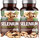2-Pack N1N Premium Pure Selenium [Max Absorpcia, 200MCG] na podporu imunity, zdravie srdca a prostaty, 360 Veg Caps