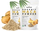 Earth Circle Organics Yellow Maca Root Powder, Natural Superfood, Pomáha s energiou, Hmotnosť, a ženská plodnosť - Vegan - 8 Ounce (Stoj 2)