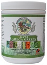 Super Omega Greens Complete Superfood Supplement with Greens, Zelenina, Ľan, Fiber, Antioxidanty, Enzymes, Probiotiká, Vitamín C a Omega 3-7.9oz prášok