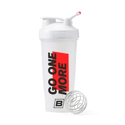 BARE VÝKONNOSTNÁ VÝŽIVA Go one more BlenderBottle Shaker fľaša, 28 oz Shaker fľaša s drôtom Whisk, biela