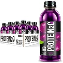 Proteín2o 15g Srvátkový proteín Izolát infuzovanej vody, pripravený na pitie, bez cukru, bez lepidla, bez laktózy, Grape, 16.9 oz fľaša (Pack of 12)