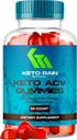 Keto Rain Gummy - Keto Rain Advanced ACV Gummy, Keto Rain ACV Gummy 1050MG - Všetky prírodné Keto Rain Apple Cider Ocogar, KetoRain ACV Gummy, 60 Gummy po dobu 1 mesiaca