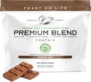 Svalové sny Premium Blend All Natural Hormone Free Grass-Fed Srvátka Protein prášok, Čokoláda, 2lb