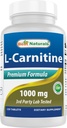 Najlepšie prírodné L-karnitín Fumarate 1000 mg na tabletu - 120 Počet - Boosts Cellular Energy