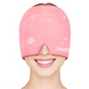 ZNÖCUETÖD Migréna Bolesť hlavy Úľava čiapka čiapka plná hlava ľad balenie Zalomiť chladiaci gél Ice Beanie Cold Cap Hot/Cold Compress Therapy for Sinus, Stres, Napätie, Úľava bolesti hlavy, Ženy
