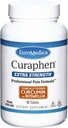 EuroMedica Curaphen Extra sila - 60 tabliet - Profesionálny vzorec - Silný Curcumin & Boswellia s DLPA & Nattokináza - Vysoko Absorbovateľný - 60 Servisov