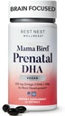 Najlepšie Nest Wellness Mama Bird Vegan prenatálne DHA - Mozog a oko doplnok pre dieťa - Vegan prenatálne doplnok s Algae DHA - Nutritional Supplement for Mami - 60 Softgels