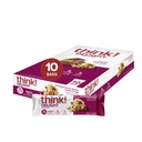 Mysli! Delight, Keto Protein Bars, Healthy Low Carb, Gluten Free Snack - Čokoládové arašidové maslo Cookie Dough, 10 Počet (Backaging May Vary)