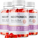 (3 balenia) Neotonické kože a Gummy, Neotonics kože a Gut Essential Probiotics Gummies, Neotonics kože a Gummies Recenzia, Neotonics Gummies, 180 Gummies Pre 3 mesiace