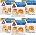 Atkins Snack Bar, Caramel Apple Pie, Prirodzene ochutený, Dobrý zdroj bielkovín a vlákniny, Nízky cukor (30 Bars)