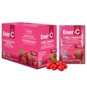 Ener-C Raspberry Multivitamínový nápoj Mix prášok Vitamín C 1000 mg & Electrolytes s skutočnou ovocnou šťavou Prírodná energia a imunitná podpora pre ženy a mužov - Non-GMO Vegan & Gluten Free - 30 Počet