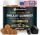 Shilajit pre mužov a ženy - Shilajit Gummies - Shilajit Pure Himalayan 600mg Shilajit, 150 Gummies (75 Servings)