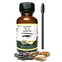 Rast rias Rast bylinné organické keratín & Castor Oil Čistý obočie zhrubnutie faktor
