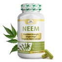 Organické Veda Neem Kapsule, 1000 mg - Organické bylinné doplnky vyrobené s Ayurvedic India Neem Leaf Powder - Podporuje Radiant kože, Immune, Detox, Zdravé zápalové reakcie - 120 Veggie Kapsule