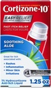 Cortizone-10 Maximálna sila upokojujúce Aloe svrbenie Relief No Messa Applicator, 1% Hydrokortizón, Fast-Acting, Anti-Svrbenie Tekutina pre Bug Bites, Vyrážka, Ekzém, Psoriáza, Poison Ivy, Oak & Sumac, 1.25 fl oz