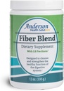 Anderson Fiber Blend s LB Prebiotic, Premium All Natural Fiber Supplement, Psyllium a Apple pektín, Vláknitý prášok, Colon Cleanse, podporuje zdravé Gut a cholesterol 12 Ounces