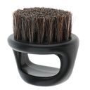 Salon Barber Wood Bristles vlasy brada čistenie ženíchov kefka pánske fúzy tvarovanie Comb - čierna
