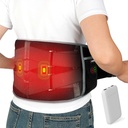 Pohodlie Bezdrôtové Kúrenie Pad s Massager pre úľavu bolesti chrbta, Prenosné Dolné chrbát Massager FSA Oprávnené HSA Dobíjateľné, Narodeniny Darčeky pre ženy Muži Mama otec Seniori Vianoce 3 teplo 30 Auto-Off