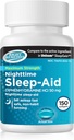 Nočný spánok Softgels, (150 softgels), Difenhydramín HCI 50 mg, Spad Asleep Fast, podporuje hlbší, nepokojný spánok