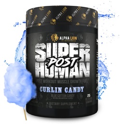 ALPHA LION Superhuman Post, zotavenie po tréningu, rýchle pôsobenie po tréningu pre mužov a ženy (25 slúži, Curlin Candy)