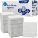 MED PRIDE 3x3 v Gauze Pads 200 Balenie, nesterilné, 4 Ply, Neadherentné Mesh Bandages, Absorbent starostlivosti o rany Špongie