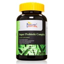 Super Probiotický komplex (Reduces Occasional Gas/Bloating), GMP, prírodný produkt Assn Certified, Made in USA - 60 Tablets
