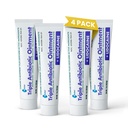 Globe (4-Pack) Lidokaín prvá pomoc Antibiotická masť 1 Oz - maximálna sila úľava od bolesti a ochrana infekcie - Numbs s kožou rýchlo s lidokaínom - núdzové použitie a ochrana infekcie