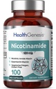 B-3 Nikotínamid 500 mg 100 Vkaps - Nicotinic Amide Niacin Natural Flush-free vitamín Formula - podporuje zdravie kožných buniek