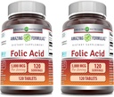 Amazing Formules Folic Acid Supplement 