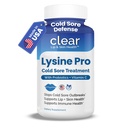 Lysin Cold Sore Liečba pier s pre-Probiotikami & VIT C 1 mesiac Zásobovanie 