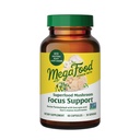 MegaFood Superfood Huba Focus Support - Doktor Formulované Lions Mane Supplement Kapsule - Lions Mane Huba Supplement with Clinically Studied Bacopa - Vegan - 60 Kapsule, 30 Servis