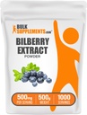 BulkSupplementments.com Bulberry Extract Powder - Čučoriedkový extrakt doplnok, bylinné doplnky - Vegan & Glulten Free, 500mg per Serving, 500g (1,1 lbs) (Pack of 1)