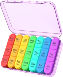 Daviky týždenné pilulky Organizátor 3 časy denne, Travel pilulky Organizátor 3X deň, Pill Box 7 deň, Denné pilulky Box Organizátor, Pilulky Prípady Usporiadatelia 7 deň, Medicína Organizátor držať vitamíny a lieky